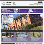 Screen shot of the Oliveti Cubicles Ltd website.