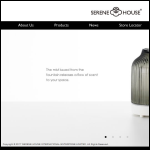 Screen shot of the Serene House Uk Ltd website.