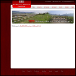 Screen shot of the Hill Fencing Ltd website.