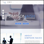 Screen shot of the Simpson Naish Ltd website.