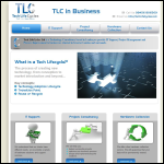 Screen shot of the Tech Lifecycles Ltd website.