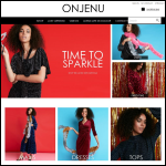 Screen shot of the Onjenu Ltd website.
