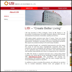 Screen shot of the Lisi Ltd website.
