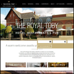Screen shot of the The Royal Toby Hotel (Castleton) Ltd website.