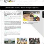 Screen shot of the Barcode Logistics (Midlands) Ltd website.