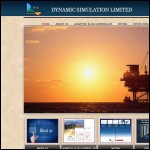 Screen shot of the Dynamic Simulation Ltd website.