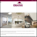 Screen shot of the Creative Constructors Ltd website.
