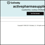 Screen shot of the Active Pharma Support Ltd website.
