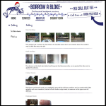 Screen shot of the Borrow A Bloke Maintenance Ltd website.