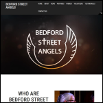Screen shot of the Bedford Street Angels website.