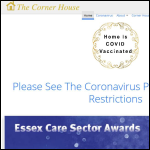 Screen shot of the Corner House Care Ltd website.