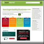 Screen shot of the Safety4business website.