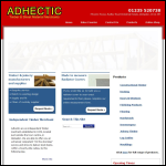 Screen shot of the Adhectic Ltd website.