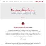 Screen shot of the Darren Abrahams Ltd website.