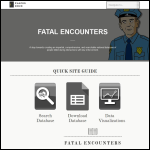 Screen shot of the First Encounters Ltd website.