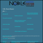 Screen shot of the Noble Custom Ltd website.