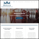Screen shot of the Hitchcock Consultants Ltd website.