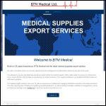 Screen shot of the Tm Medical Ltd website.