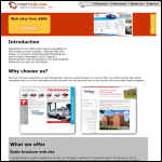 Screen shot of the Sitedesign.Net Ltd website.