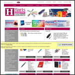 Screen shot of the Aimprint & Harts Design & Print website.