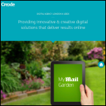 Screen shot of the Creode Ltd website.