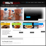 Screen shot of the Velis Kebabs website.