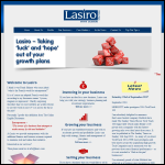 Screen shot of the Lasiro Ltd website.