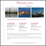 Screen shot of the Arrowstreet Capital Europe Ltd website.