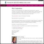 Screen shot of the Paston Heritage Society Ltd website.