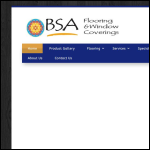 Screen shot of the Bsa Flooring Ltd website.