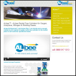 Screen shot of the Bee Serviced Ltd website.