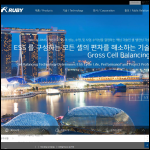 Screen shot of the Ruby Technologies Ltd website.