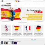 Screen shot of the Combination Languages Ltd website.