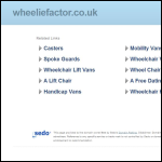 Screen shot of the Wheeliefactor - Spot the Difference website.