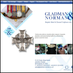Screen shot of the Gladman & Norman Ltd website.