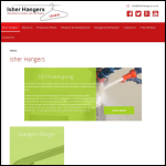 Screen shot of the Isher Hangers website.