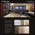 Screen shot of the Whistler Leather Ltd website.