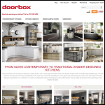 Screen shot of the Doorbox Ltd website.
