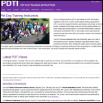 Screen shot of the Pdti Ltd website.