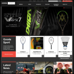 Screen shot of the A Goode Sport Ltd website.