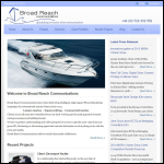Screen shot of the Broad Reach Communications Ltd website.