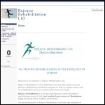 Screen shot of the Rejoyce Rehabilitation Ltd website.