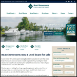 Screen shot of the Boat Showrooms Ltd website.