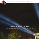 Screen shot of the Blues Roots website.