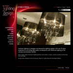 Screen shot of the Contract Lighting & Design Co. website.