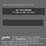 Screen shot of the KTS Recruitment Ltd website.