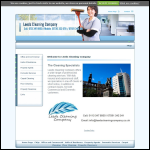 Screen shot of the Leeds Cleaning Ltd website.
