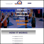 Screen shot of the Pe Planning Ltd website.