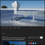 Screen shot of the Mb Sound Ltd website.