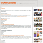 Screen shot of the Bristol Green Doors Community Interest Company website.